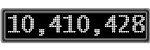 The GaugeControl contains 1 gauge with values: (10,410,313).