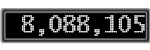 The GaugeControl contains 1 gauge with values: (8,087,834).