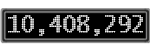 The GaugeControl contains 1 gauge with values: (10,408,032).