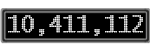 The GaugeControl contains 1 gauge with values: (10,410,489).