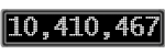 The GaugeControl contains 1 gauge with values: (10,410,320).
