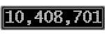 The GaugeControl contains 1 gauge with values: (10,408,262).
