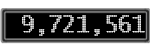 The GaugeControl contains 1 gauge with values: (9,721,519).