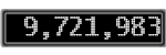 The GaugeControl contains 1 gauge with values: (9,721,606).