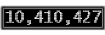 The GaugeControl contains 1 gauge with values: (10,410,313).
