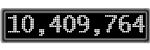 The GaugeControl contains 1 gauge with values: (10,409,490).