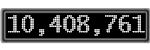 The GaugeControl contains 1 gauge with values: (10,408,283).