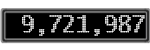The GaugeControl contains 1 gauge with values: (9,721,996).