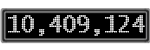 The GaugeControl contains 1 gauge with values: (10,408,856).