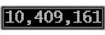 The GaugeControl contains 1 gauge with values: (10,408,892).