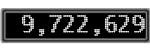 The GaugeControl contains 1 gauge with values: (9,722,315).