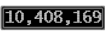 The GaugeControl contains 1 gauge with values: (10,408,032).