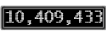 The GaugeControl contains 1 gauge with values: (10,409,005).