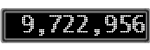 The GaugeControl contains 1 gauge with values: (9,722,920).