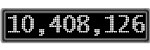 The GaugeControl contains 1 gauge with values: (10,408,032).
