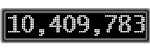 The GaugeControl contains 1 gauge with values: (10,408,984).