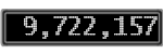 The GaugeControl contains 1 gauge with values: (9,721,990).