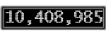 The GaugeControl contains 1 gauge with values: (10,408,069).