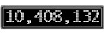 The GaugeControl contains 1 gauge with values: (10,408,032).