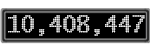The GaugeControl contains 1 gauge with values: (10,408,276).