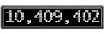 The GaugeControl contains 1 gauge with values: (10,408,982).