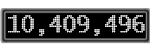 The GaugeControl contains 1 gauge with values: (10,409,515).