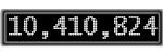 The GaugeControl contains 1 gauge with values: (10,410,477).