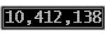 The GaugeControl contains 1 gauge with values: (10,410,476).