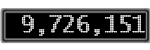 The GaugeControl contains 1 gauge with values: (9,725,434).