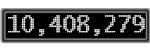 The GaugeControl contains 1 gauge with values: (10,408,033).