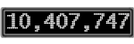 The GaugeControl contains 1 gauge with values: (10,407,587).