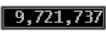 The GaugeControl contains 1 gauge with values: (9,721,529).