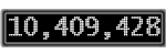 The GaugeControl contains 1 gauge with values: (10,408,997).