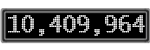 The GaugeControl contains 1 gauge with values: (10,409,783).