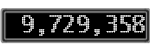 The GaugeControl contains 1 gauge with values: (9,727,395).