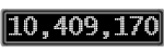 The GaugeControl contains 1 gauge with values: (10,409,195).