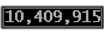 The GaugeControl contains 1 gauge with values: (10,409,773).