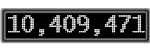 The GaugeControl contains 1 gauge with values: (10,409,048).