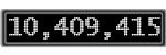The GaugeControl contains 1 gauge with values: (10,409,006).