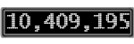 The GaugeControl contains 1 gauge with values: (10,408,845).