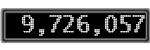 The GaugeControl contains 1 gauge with values: (9,725,917).