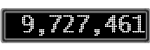 The GaugeControl contains 1 gauge with values: (9,727,085).