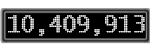 The GaugeControl contains 1 gauge with values: (10,409,816).