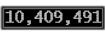 The GaugeControl contains 1 gauge with values: (10,409,513).