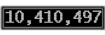 The GaugeControl contains 1 gauge with values: (10,410,623).