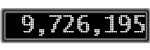 The GaugeControl contains 1 gauge with values: (9,725,917).