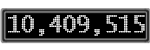 The GaugeControl contains 1 gauge with values: (10,409,005).