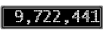 The GaugeControl contains 1 gauge with values: (9,722,321).