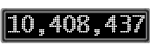 The GaugeControl contains 1 gauge with values: (10,408,299).