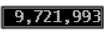 The GaugeControl contains 1 gauge with values: (9,721,816).